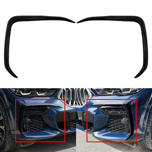 Front Bumper Side Splitter Spoiler for BMW X6 G06 Pre-Lci M Sport 2019-2022 21