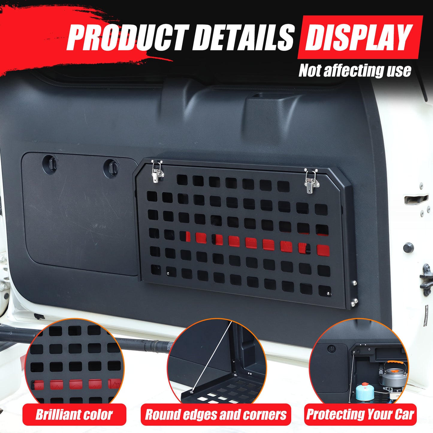 Tailgate table and storage rack suitable for Land Cruiser Prado FJ150 (2010-2022) n