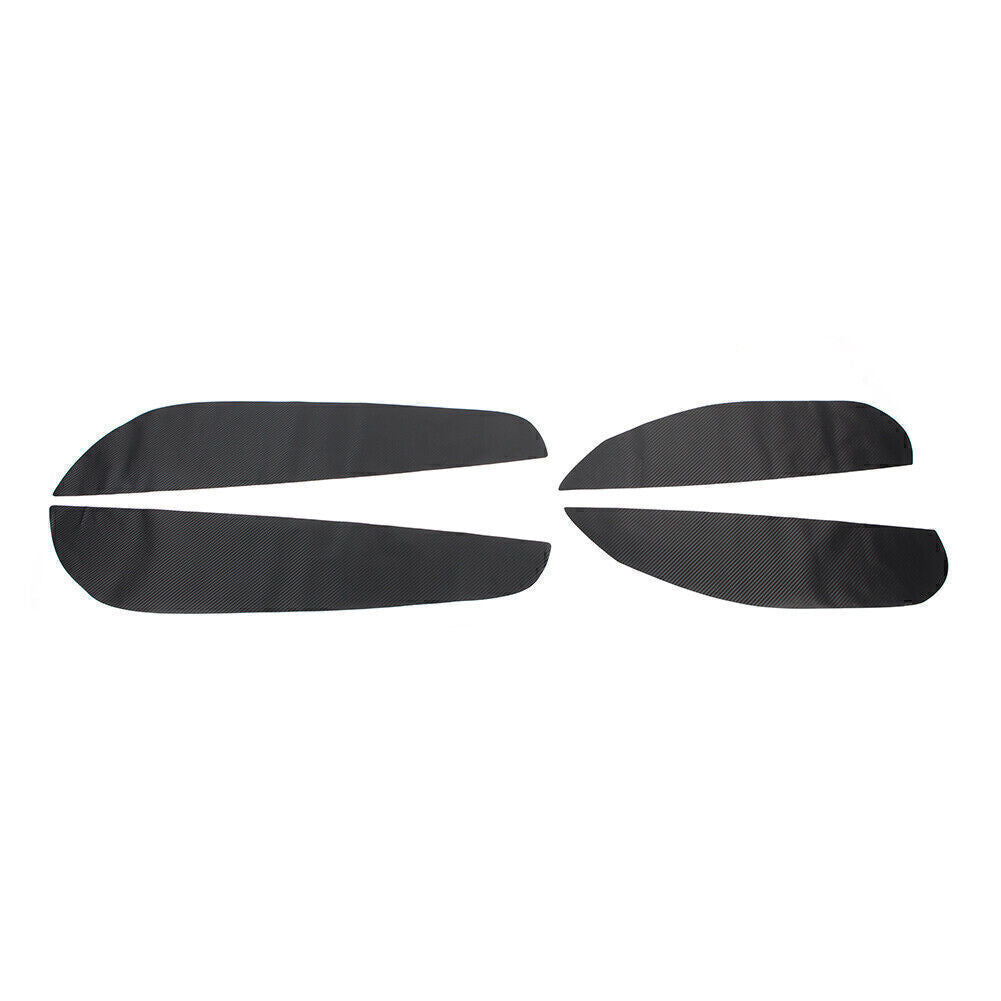4 Pcs Car Door Anti Kick Pad Protection Cover Trims for BMW F34 2013-2018 Black