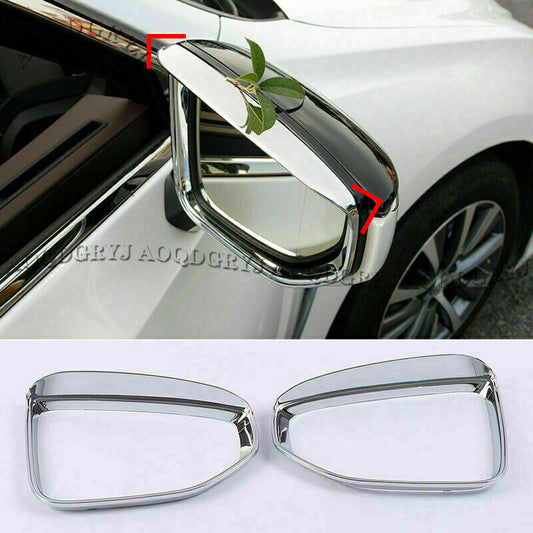 2Chrome Exterior Rear View Mirror Frame Trim for Lexus ES250 300h 350 2019-2022