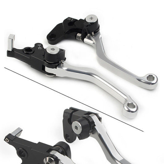 Fit for Suzuki DRZ400S DRZ400SM DRZ400E 2000-22 CNC Pivot Clutch Brake Levers SILVER