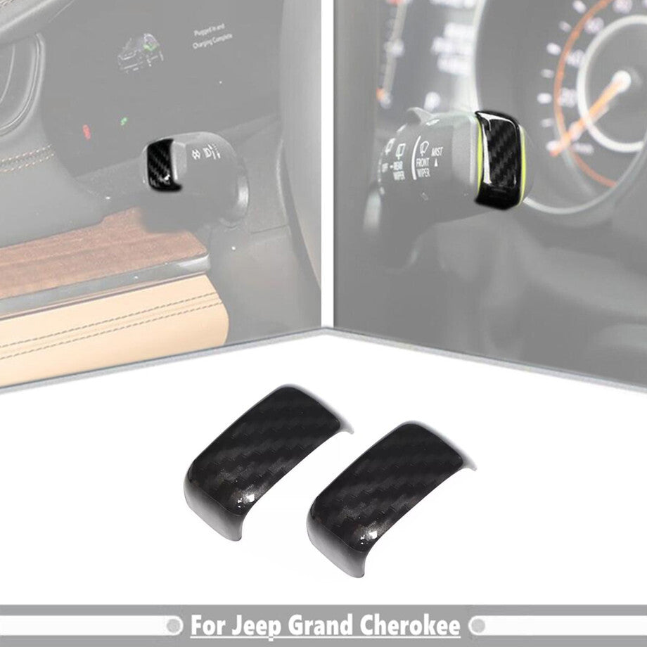 Car Turn Signal Lamp Wiper Trim for Jeep Grand Cherokee 22-24 Accessories Carbon v