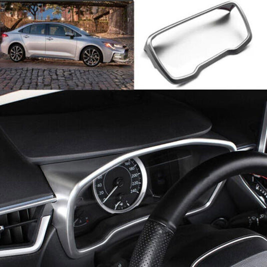 for Toyota for Corolla 20-24 1P Dash Instrument Speedometer Matte Silver Frame Trim
