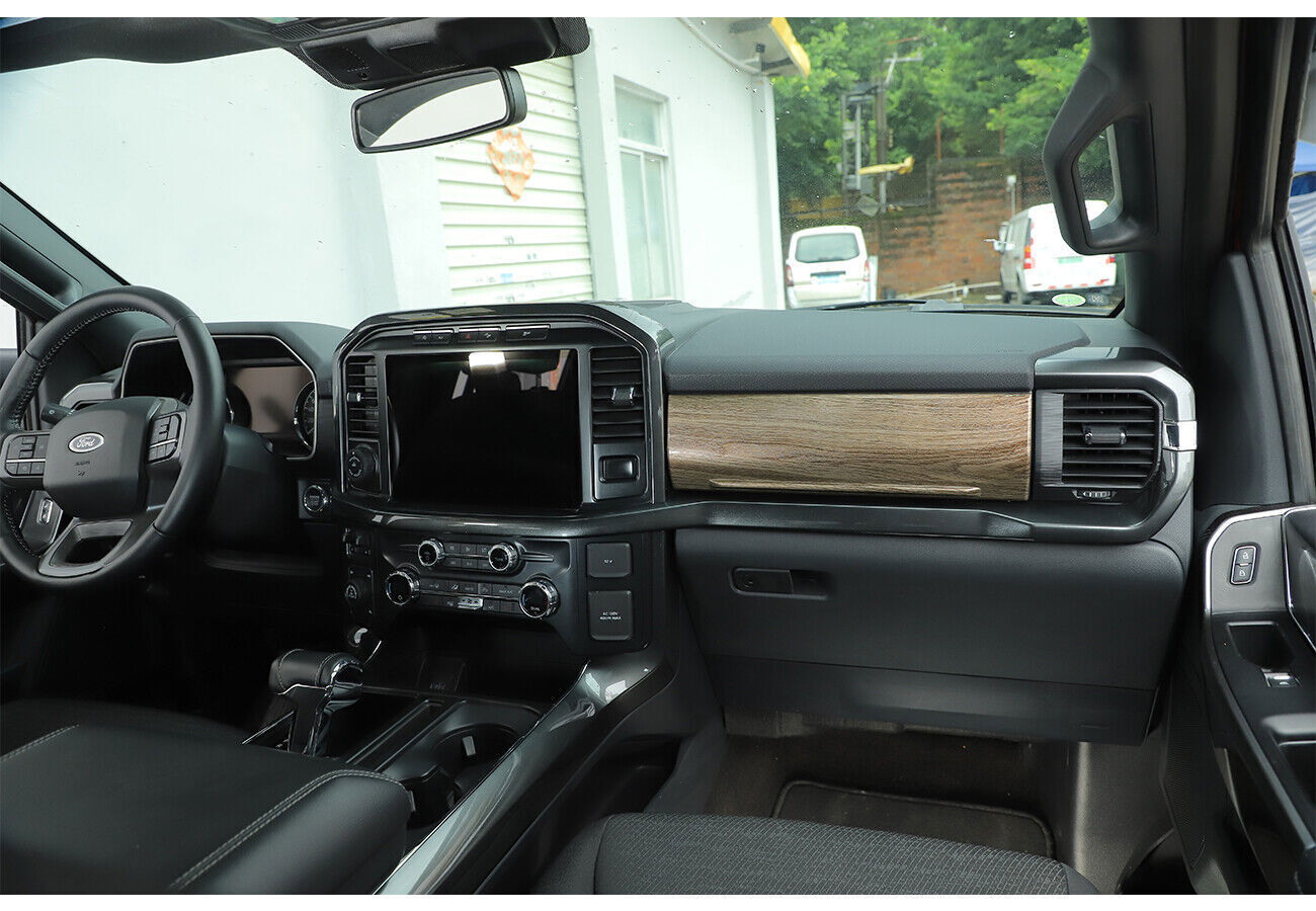 Wood Grain for Co -pilot Dashboard Panel Trim Cover For 2021+ Accessories n