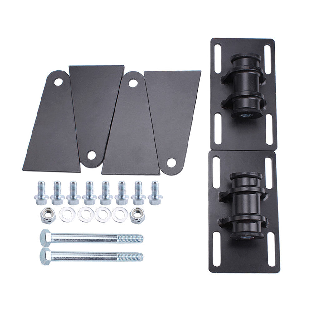 for LS Swap Conversion 5.3 Universal Adjustable Swap Mounts Weldable Cut Q