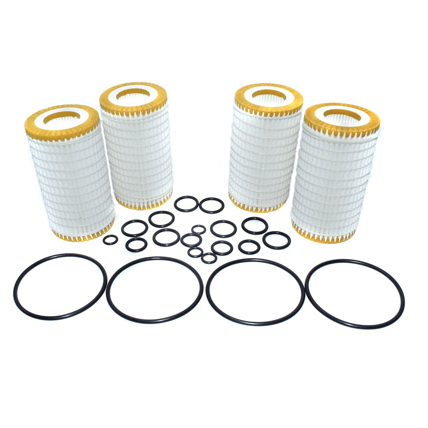 4pcs Engine Oil Filter W/ O-Rings 0001802609 for Mercedes C CL CLK for Dodge Chrysle Q