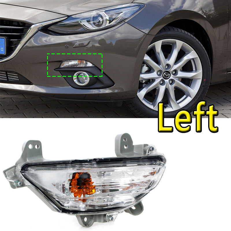 Left Front Bumper Turn Signal Light for Mazda 3 axela 2014 2015-2016