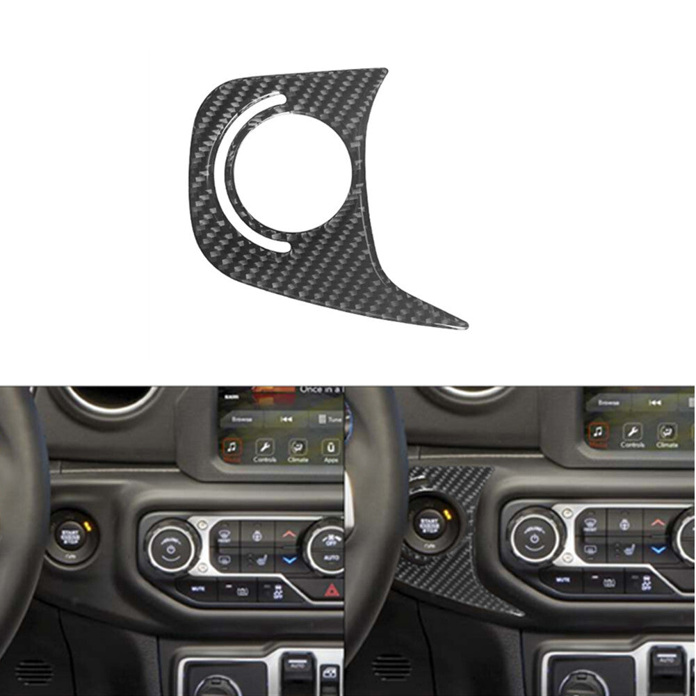 2Pcs Red Carbon Fiber Door's Pillar Cover Trim Type B For Sonic 12-16 v