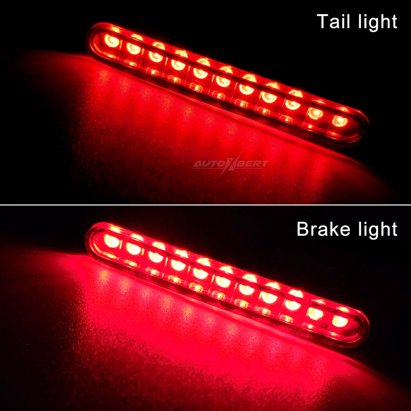 Universal for Mini Motorcycle Bike 11LED Red Tail Rear Stop Brake Light Running Lamp