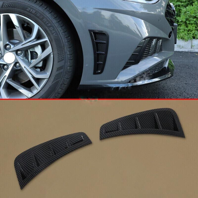 for Hyundai Sonata 2020-2023 Carbon Fiber Front Bumper Side Air Vent Cover