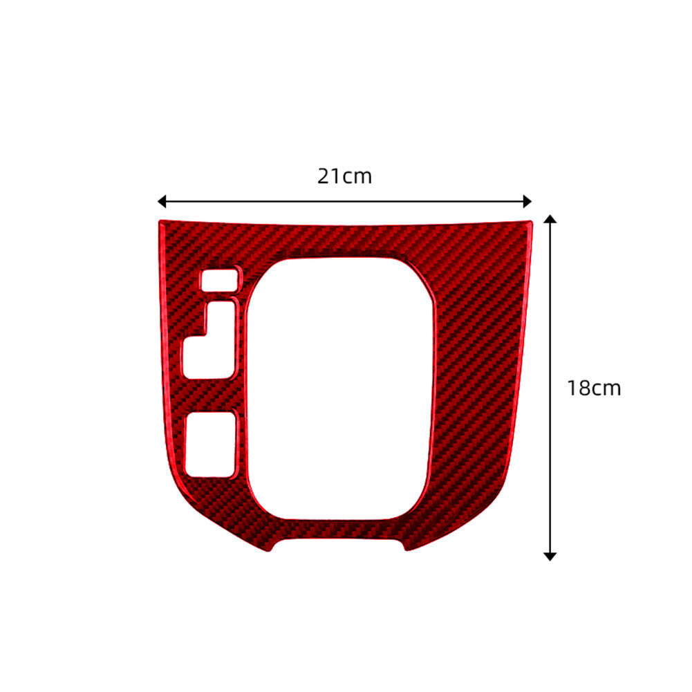 Carbon Fiber Driver's Storage Box Panel Trim For Highlander 2008-2013 v