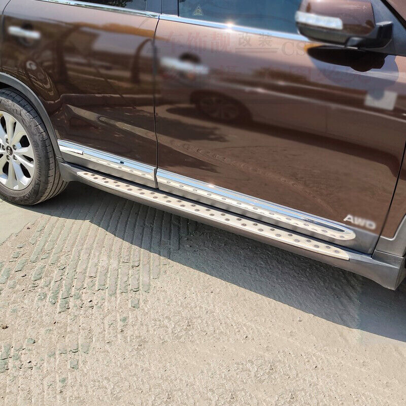 for Kia Sorento 2009-2015 Chrome ABS Door Body Side Molding Cover Trim Guards