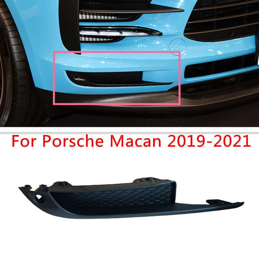 Right Side Front Bumper Fog Lamp Grille Cover Fit for Porsche Macan 2019-2021