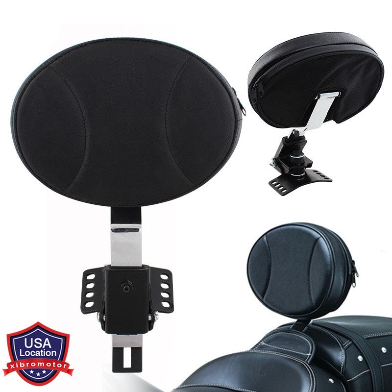 Black Driver Rider Backrest for Harley Road King Electra Road Street Glide 97-24 Q