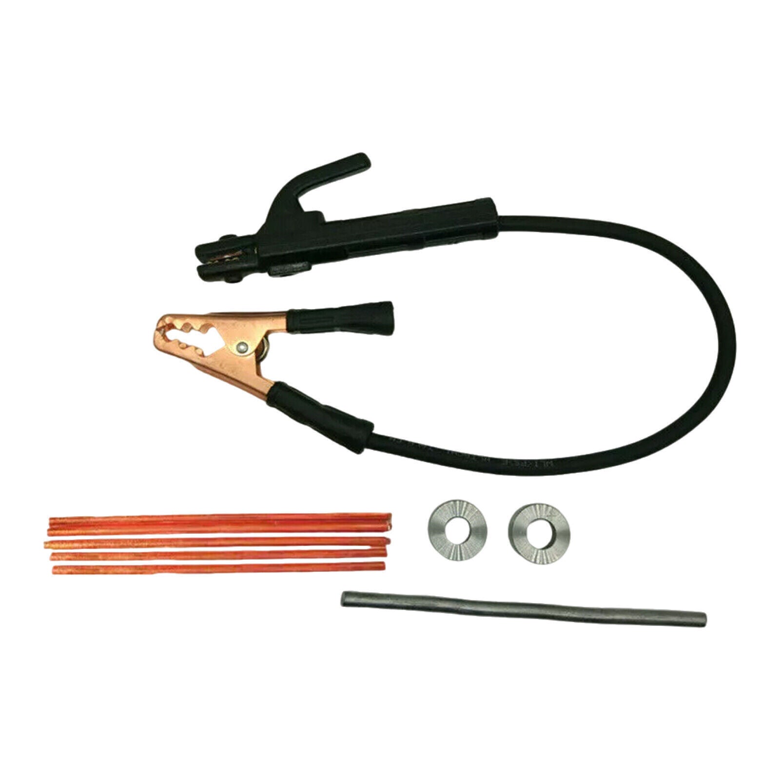 Automotive battery terminal repair kit, terminal mold, clamp, lead rod set