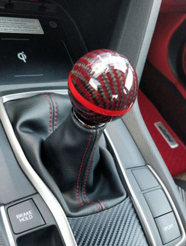 6-speed manual transmission Mugen, black and red carbon fiber, for Honda for Acura .
