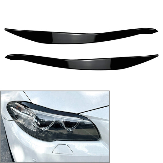 Front Headlight Eyelids Eyebrow Cover for BMW 5 Series F10 F11 2015-2017