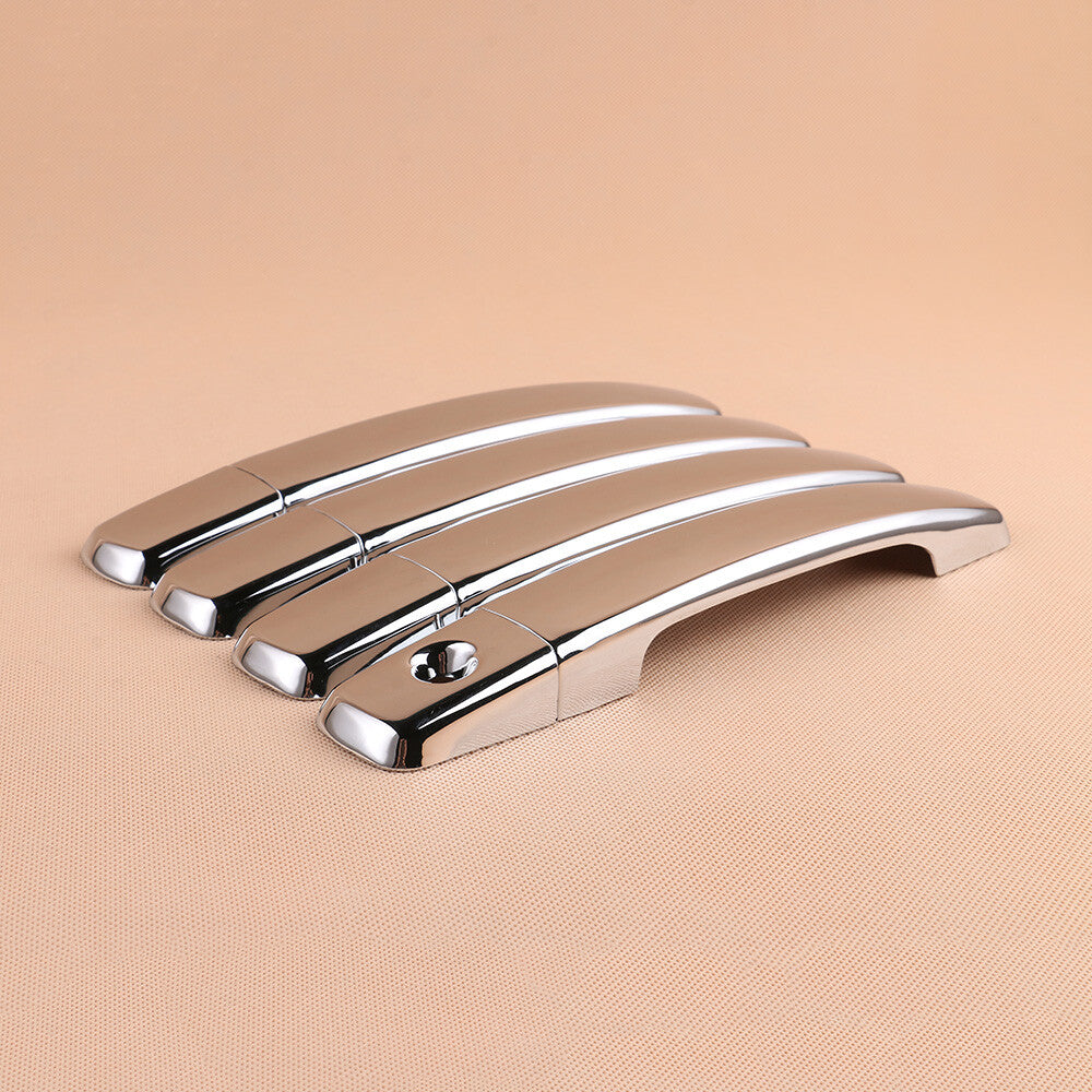 4 Door Handle Bezel Cover Chrome Fit 2007-12 for Nissan Qashqai for Altima Maxima Sentra