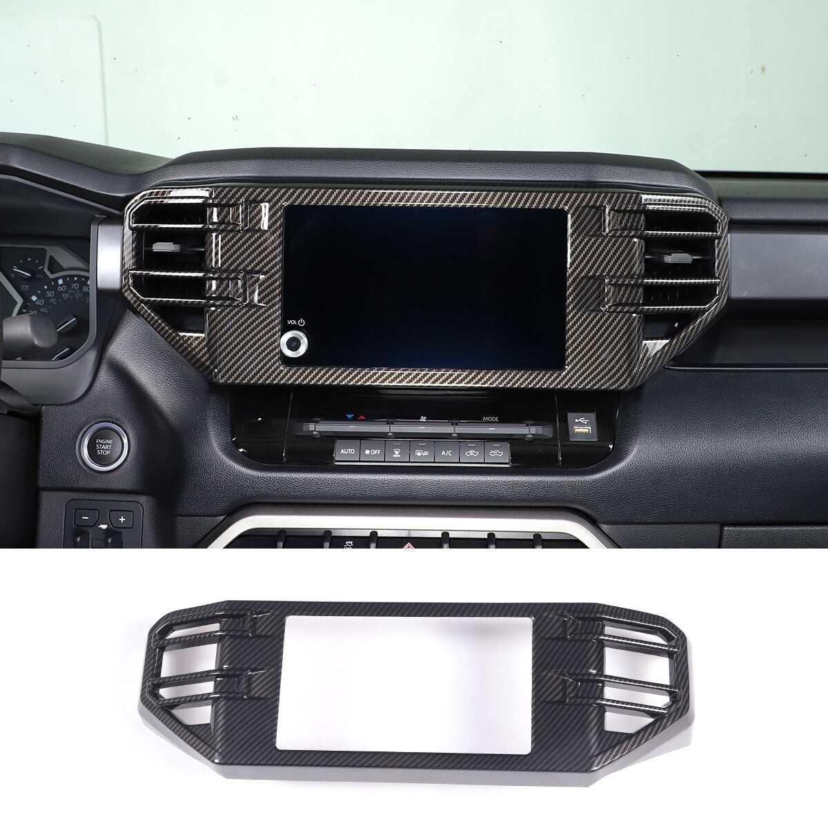Silver ABS Front Fog Light Trim Ring for Honda Pilot 2015 - 2022 2 pcs- v