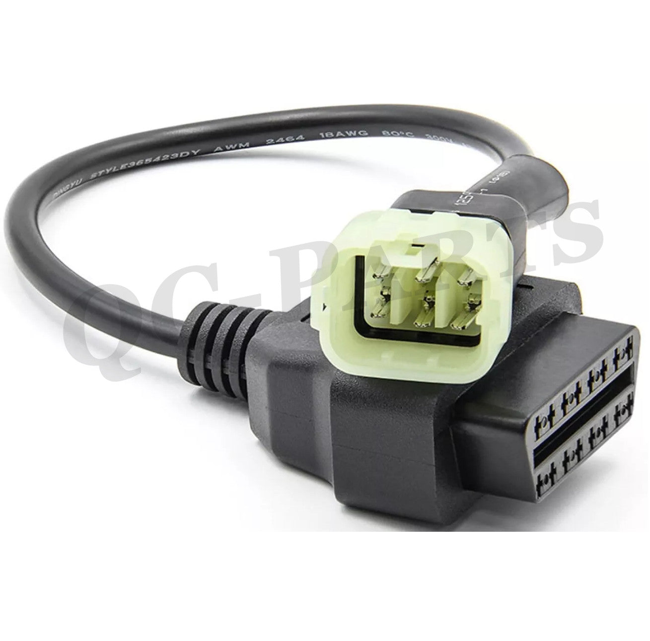 6-pin to OBD2 Diagnostic Cable Code Reader and Scanner Adapter for KTM Motorcycles Q