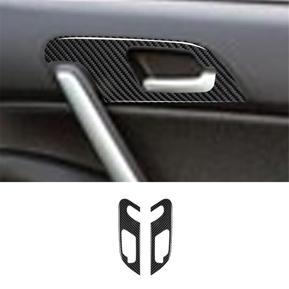 for Honda CR-V CRV 2023-2024 Carbon Fiber Steel Interior Passenger Dashboard Strip Trim- v