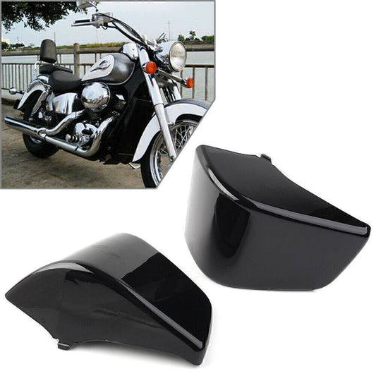 Black Battery Covers for Honda Shadow ACE VT750 VT400 VT750C 1997-2003 2002 2001