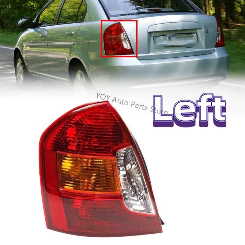 Left Rear Tail Light Brake Reverse Light Assembly for Hyundai Accent 2006-2011