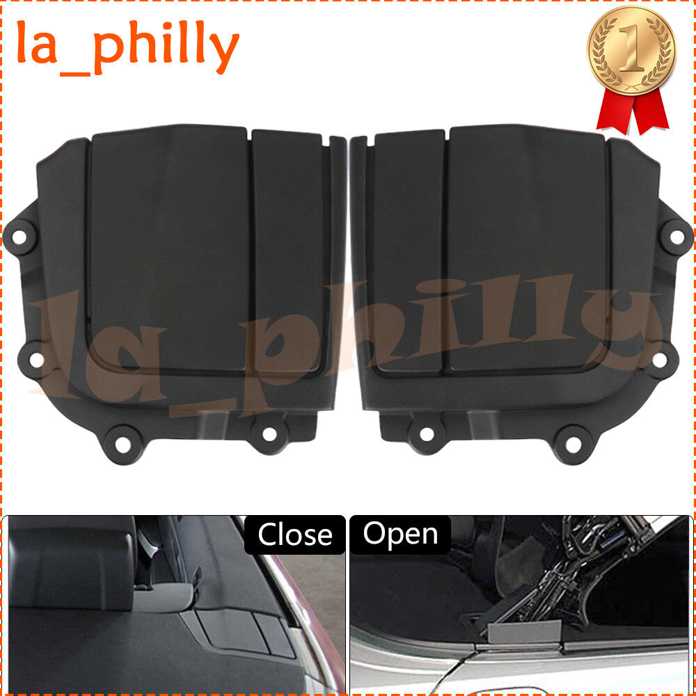 RHLH Retractable Top Deck Hinge Panel for BMW E93 M3 Convertible 2007-13 Black