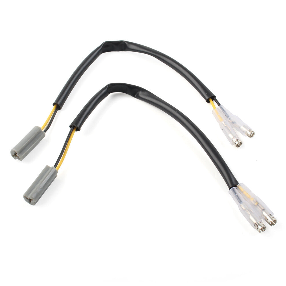 2pcs Turn Signal Marker Wire Adapters Plug Connectors Leads for YAMAHA Indicator