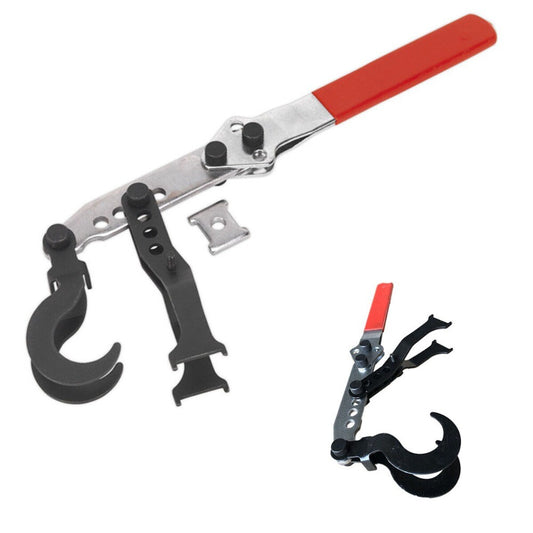 2 Hooks Flat Mouth Valve Spring Compressor Hand Tool For Car Cylinder Head New n