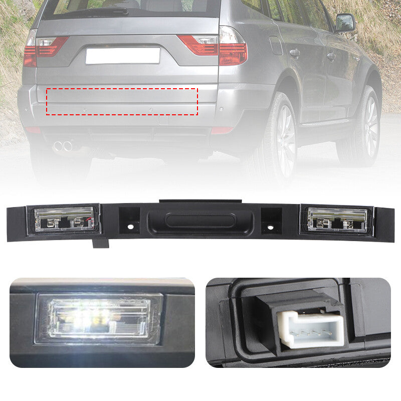 Trunk Lid Grip Assembly With Key Button 51133403611 Fit for BMW X3 E83 2004-2010