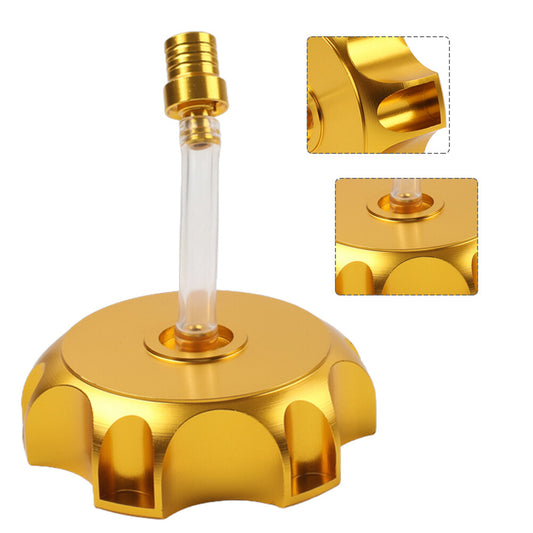 Gas Fuel Tank Cap Gold for Honda for Yamaha Taotao SSR Apollo ATV BIKE 70 125 150cc Q