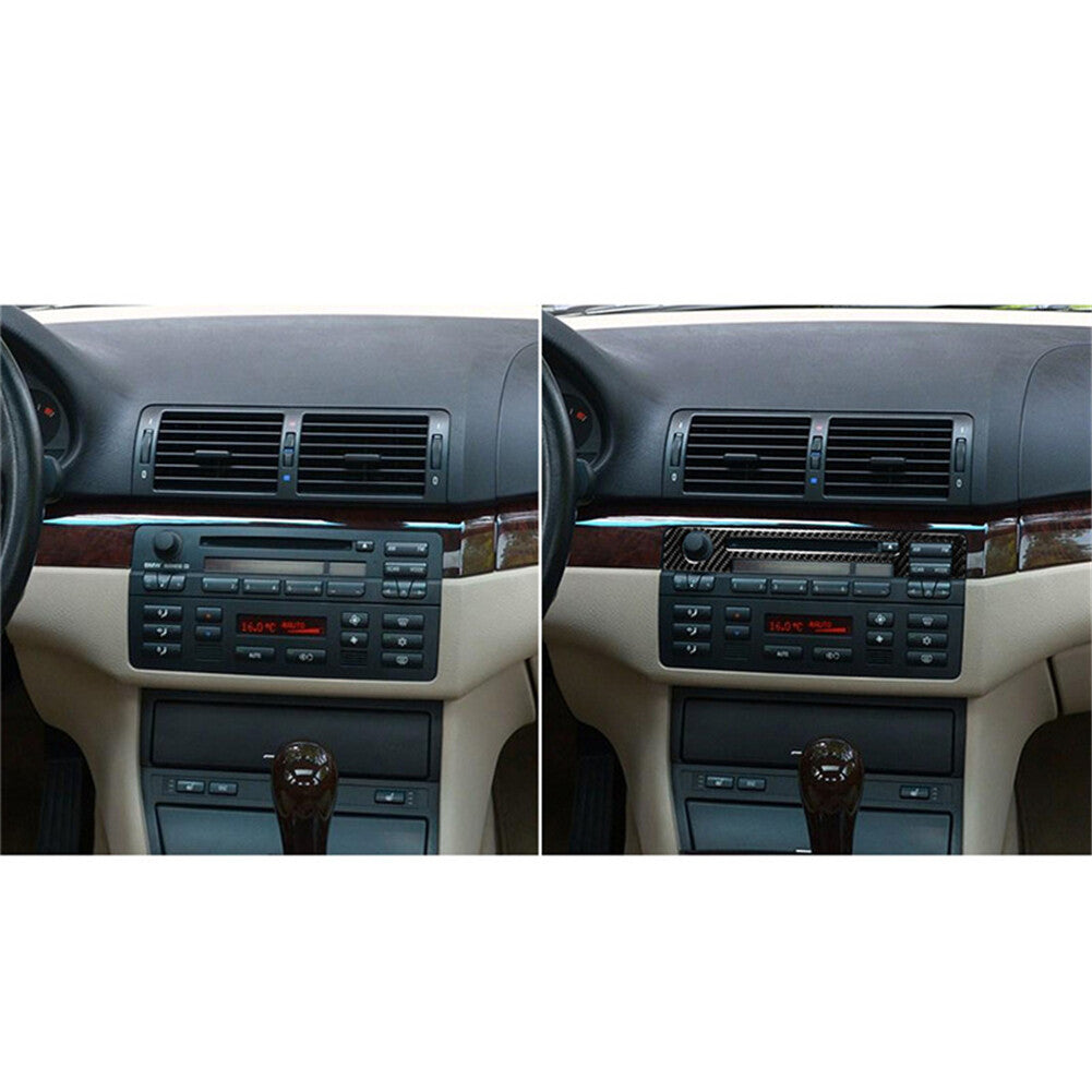 Carbon Fiber Window Switch Buttons Frame Trim For Explorer 2011-2014 Red v