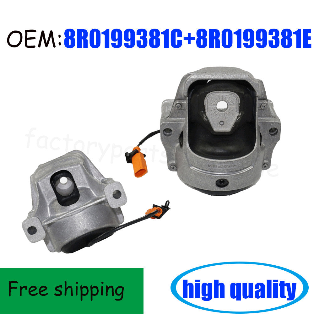 Approximately one set of engine motor brackets is suitable for Audi A4, A5, Q5, Quattro 8R0199381C- n