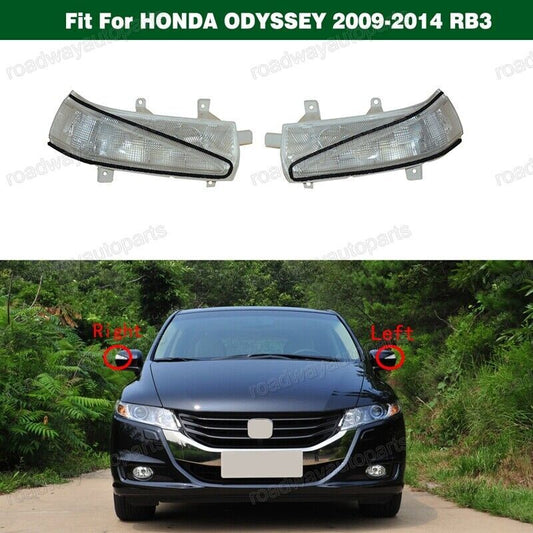 2x Side View Mirror Lamps LED Turn Signal Light for HONDA ODYSSEY 2009-2014 RB3