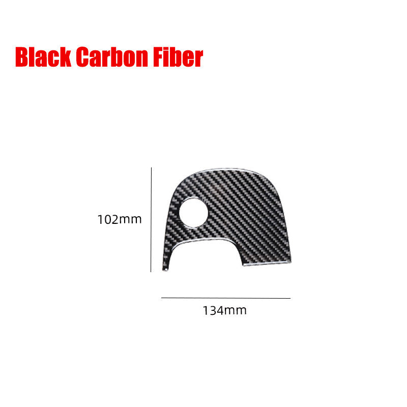 Carbon fiber automotive traction control panel trim for Corvette C5- n