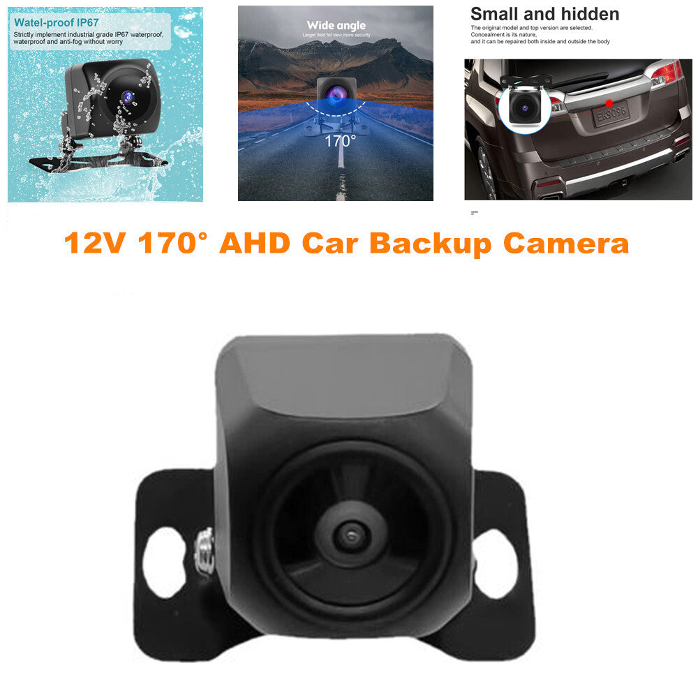 12V 170° Full HD Car Backup Camera Rearview Parking Night Vision 1280720P n