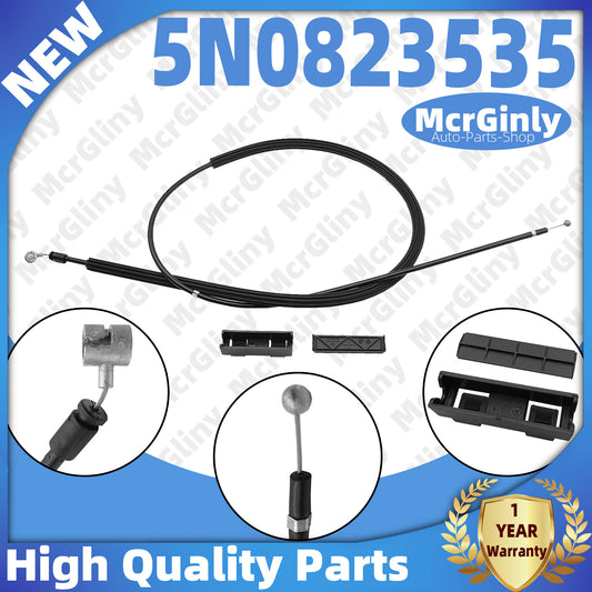 Range hood latch release cable suitable for Tiguan 2012-2018 2009 2010 2011 5N08235- n