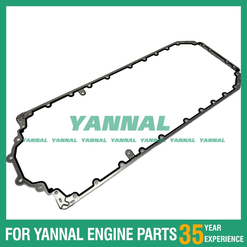 Oil pan gasket compatible with Caterpillar C6.6 engine diesel parts - highest quality.