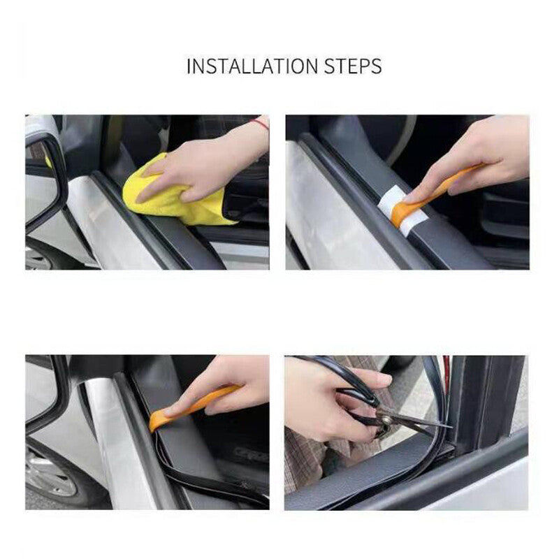 Durable Car Weatherstrip Door Side Window V- Shape Moulding Trim Edge Seal Strip v