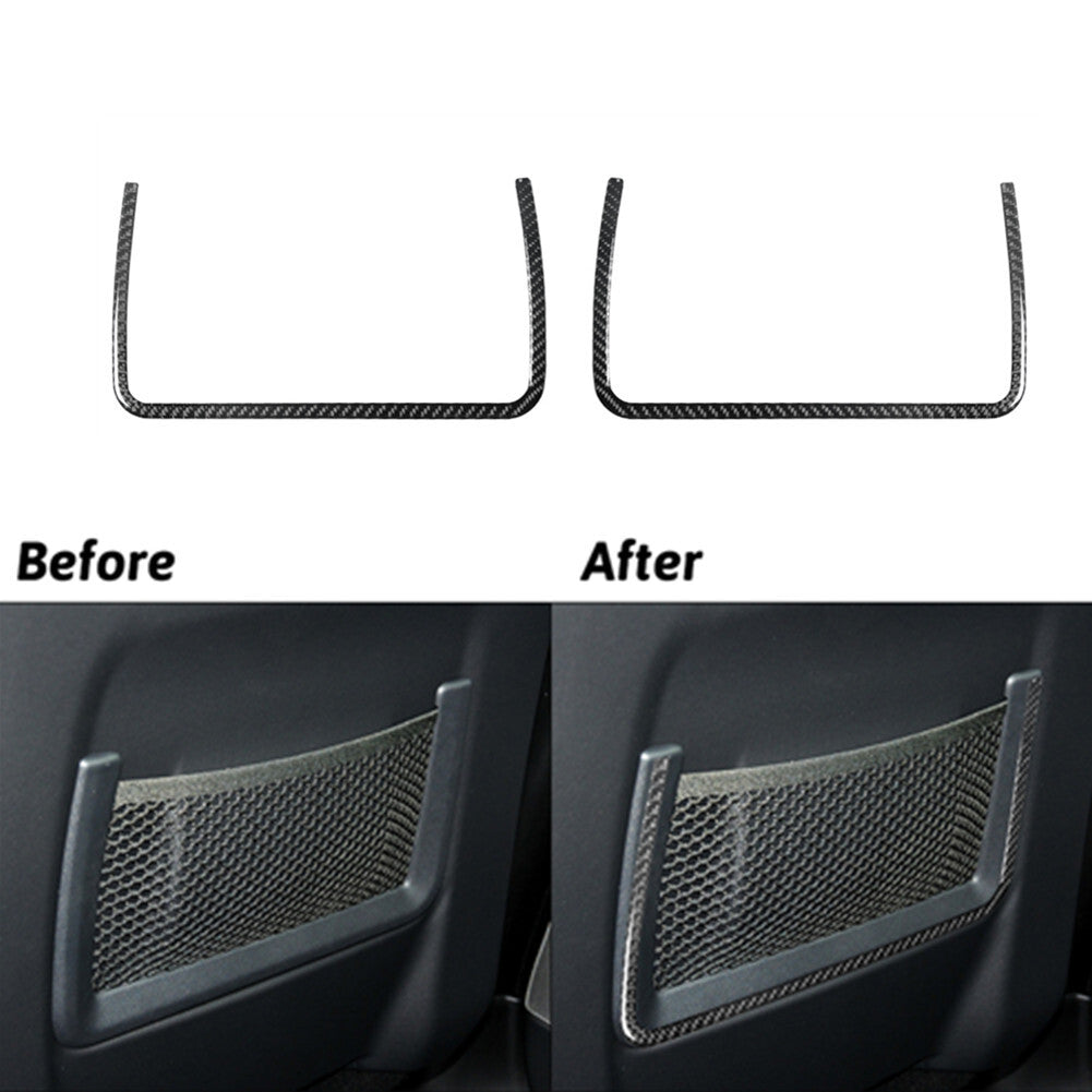 3X Carbon Fiber Passenger Dashboard Panel Cover Trim for RAM Promaster 2014-2021 v