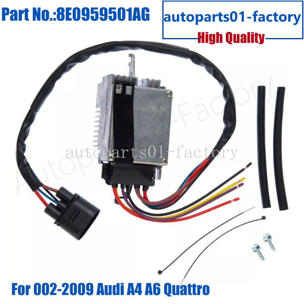 8E0959501AG Engine Radiator Fan Control Unit Module for Audi A4 A6 Quattro 02-09