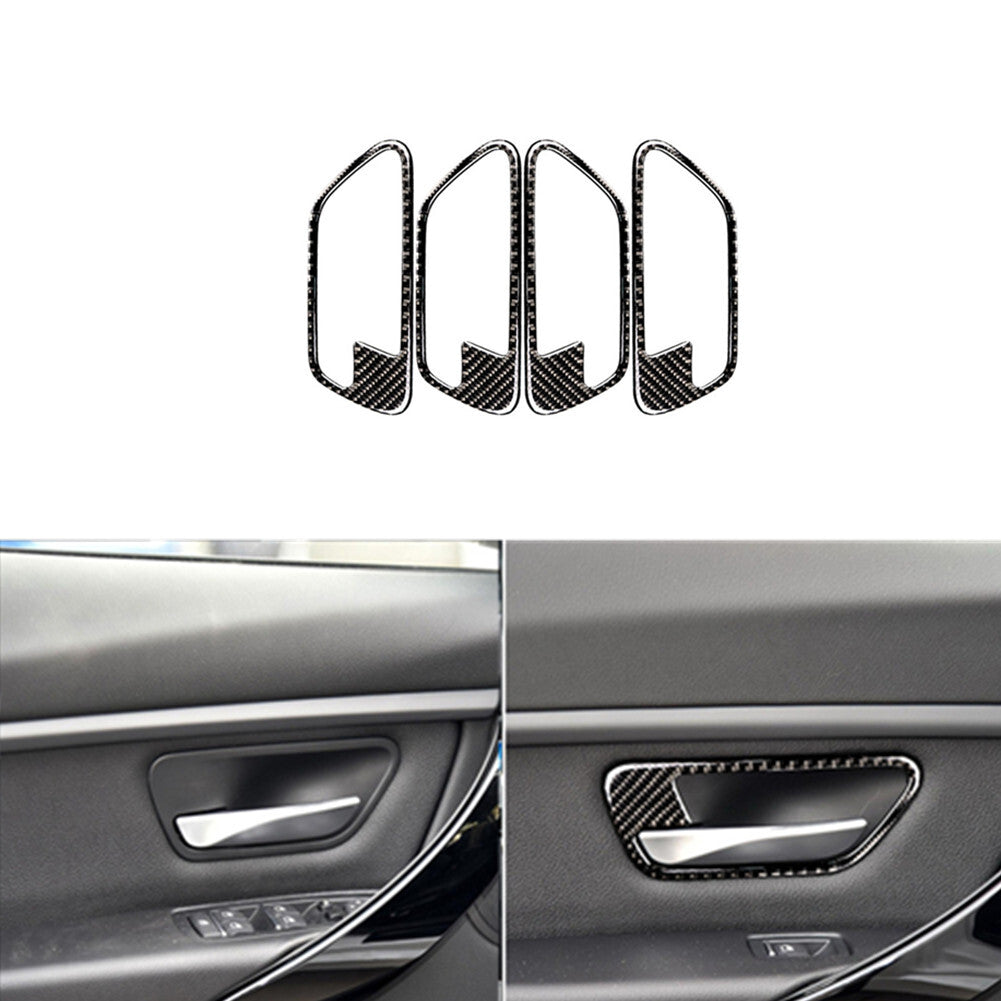Red Carbon Fiber Interior Door Panel Trim For 86 for Subaru BRZ 2016-2020 v