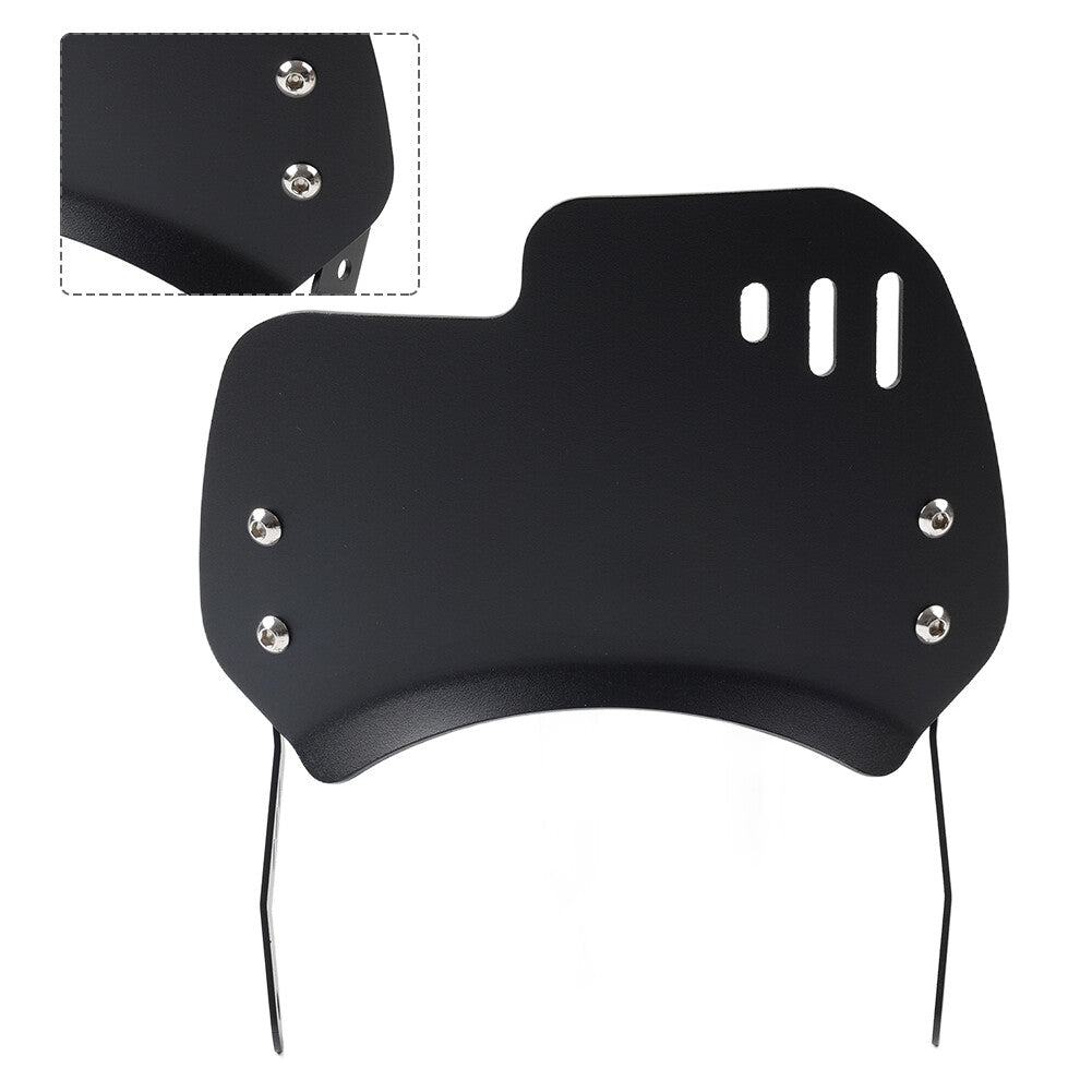 Windshield Windscreen W/Bracket Universal Fit 6-8 Round Headlight Motorcycle