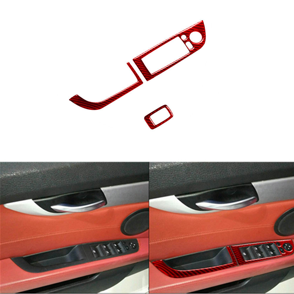 Red Carbon Fiber Sunroof Button Trim For Silverado/tahoe/ for sierra 2007-14 Tyep B v