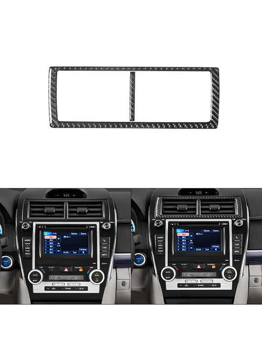 2x Carbon Fiber for Seat Adjust Console Sticker Trim for Jaguar F-Pace XE XF 2016-20 v