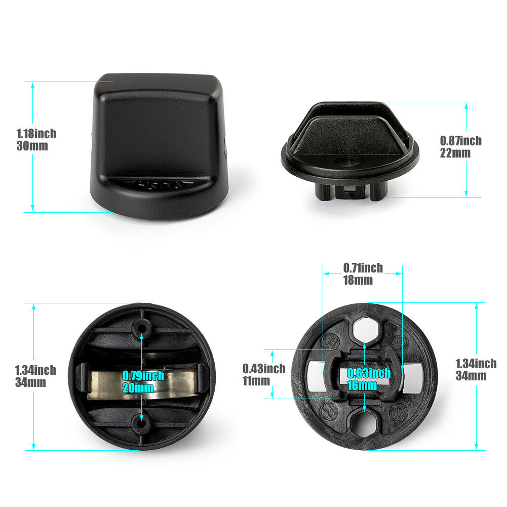 Knob cap and insert for Outlander 07-13 keyless ignition switch - n