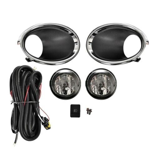 fit for Nissan Rogue Sport 17-19 Fog Light Lamp w/Bulb+Switch+Harness+Cover