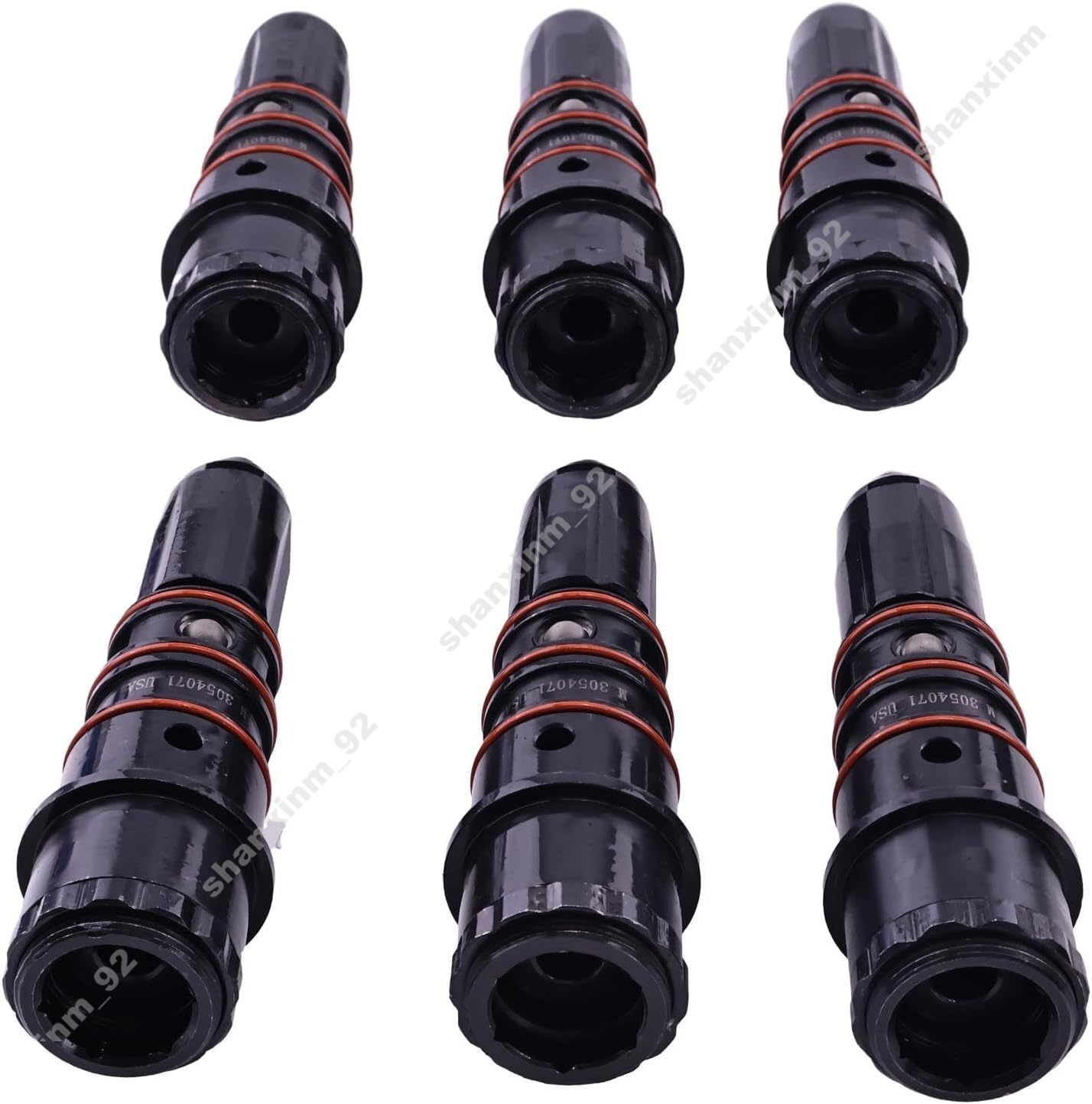 6 Pcs Fuel Injector 3054071 3009466 3009515 3013738 3018346 Fits N855