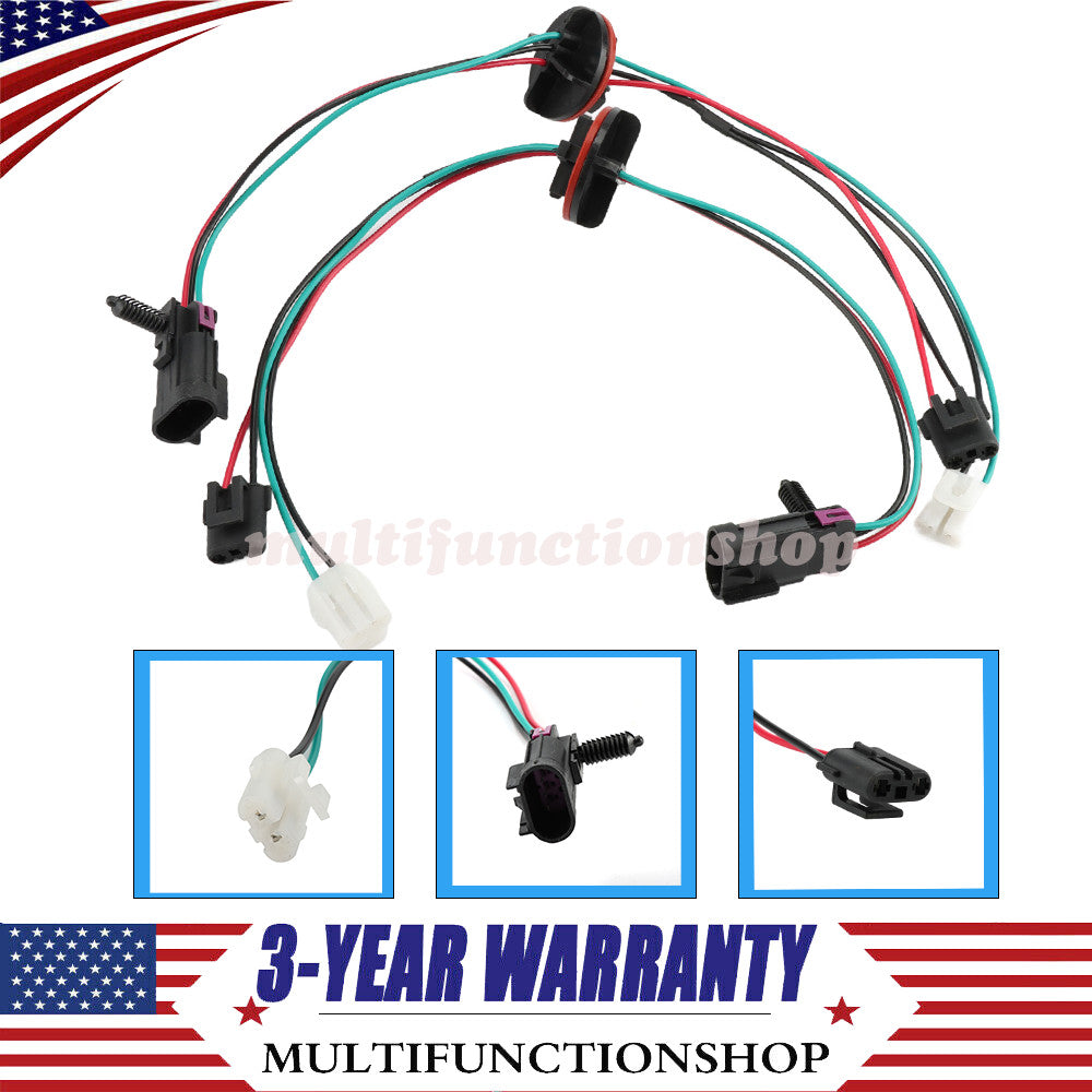 2x For 09-22 for Dodge for Ram Headlight Lamp Wiring Harness 68193062AA Q
